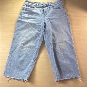 Madewell Women’s Jeans‎ Blue Frayed Hem Jeans